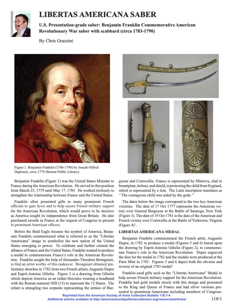 Two Congressional Presentation Swords - The American Revolution