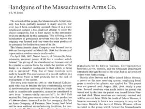 Handguns of the Massachusetts Arms Company – American Society of Arms ...