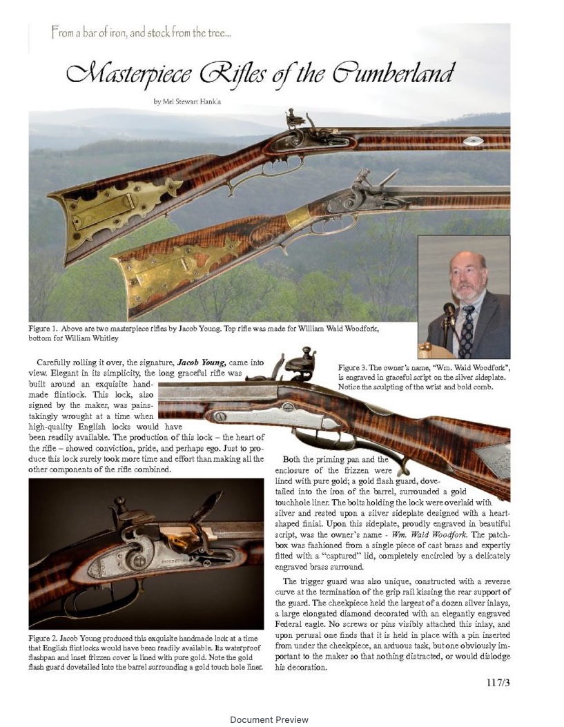 Masterpiece rifles of the Cumberland – American Society of Arms Collectors