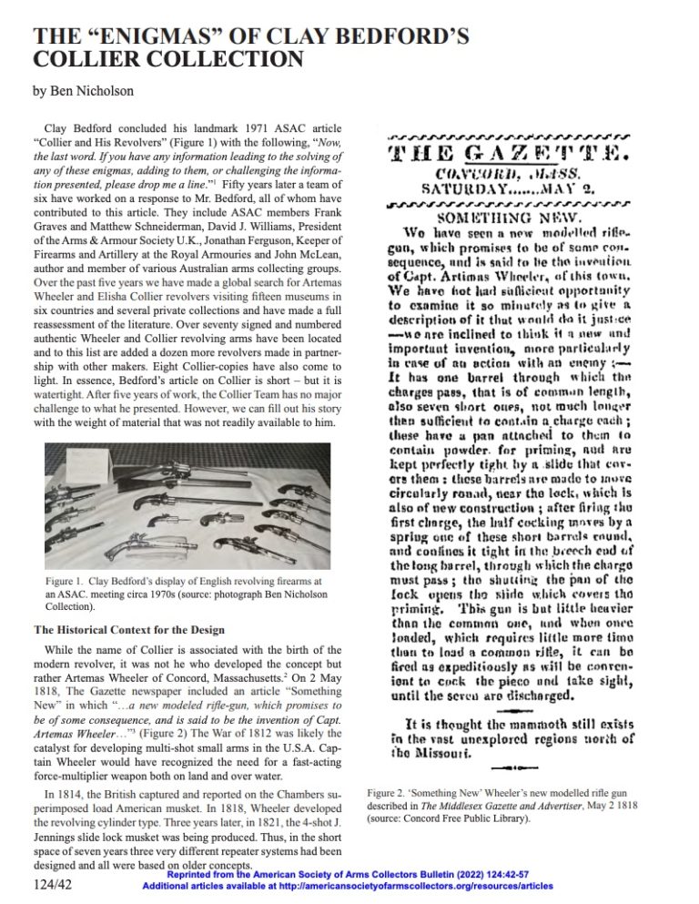 The “enigma” of Clay Bedford’s Collier collection – American Society of ...