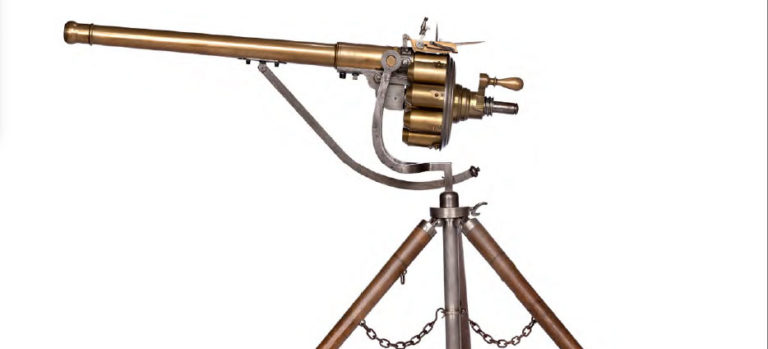 The First Patent Machine Gun – The Puckle Gun – American Society of ...