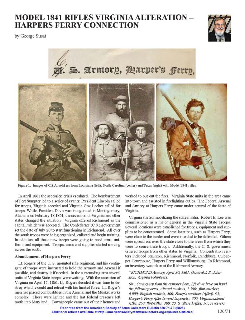 Model 1841 rifles Virginia alteration Harpers Ferry - Susat vol 130_Page_1