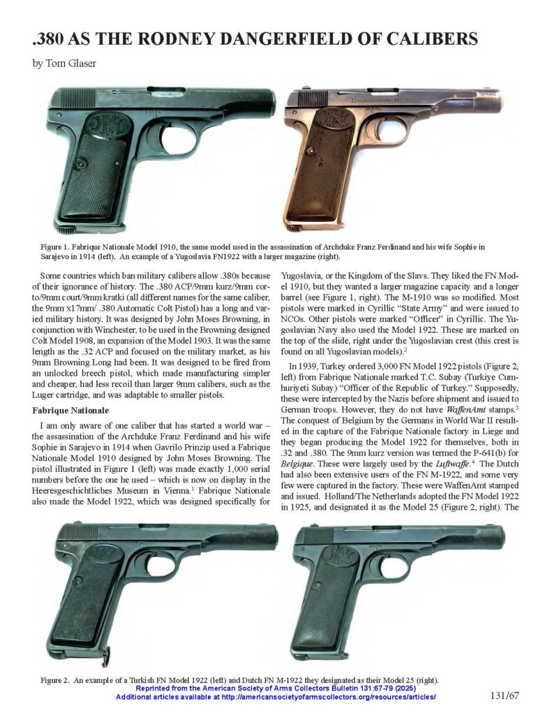 .380 AS THE RODNEY DANGERFIELD OF CALIBERS